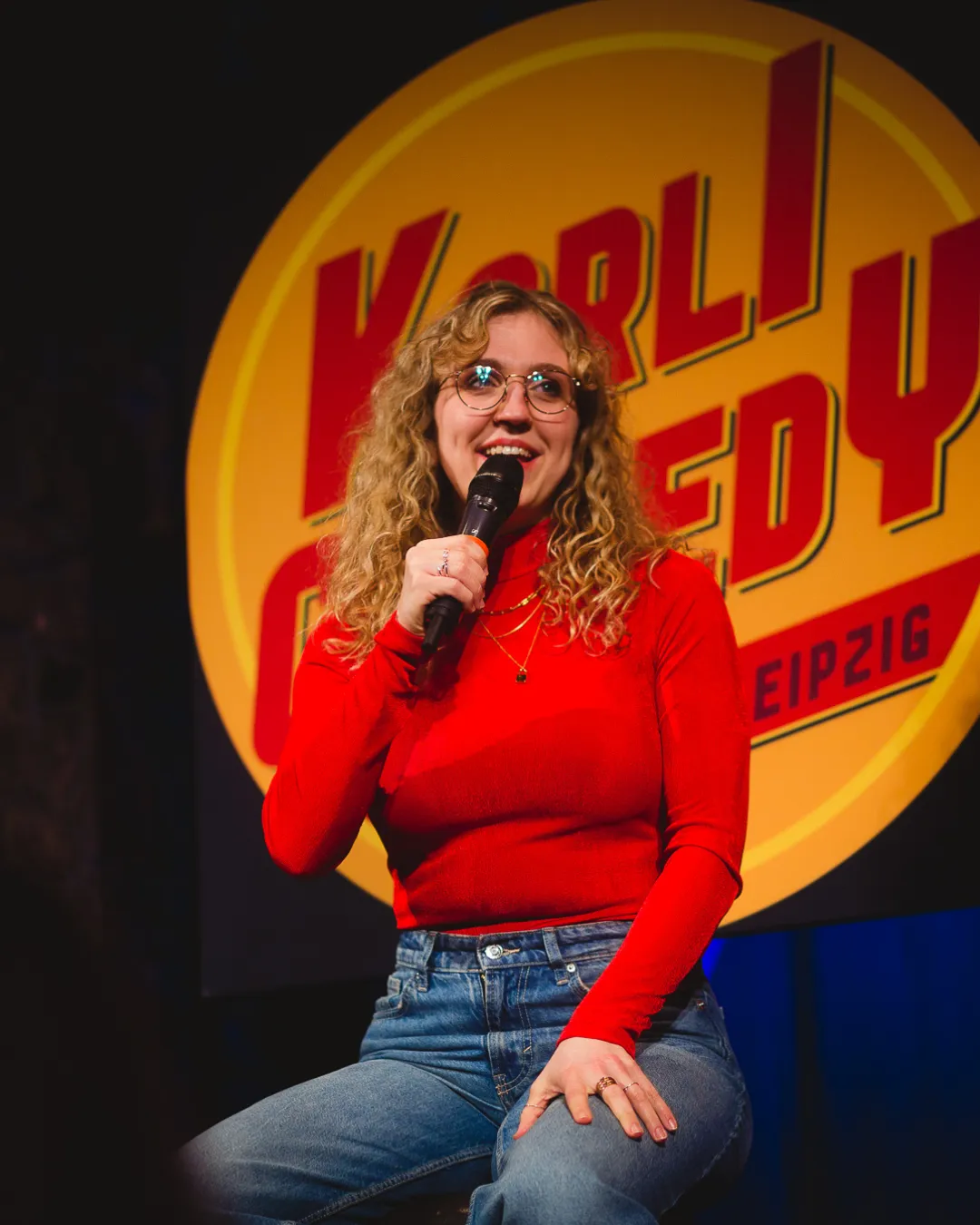 Comedian bei einer Comedy Show